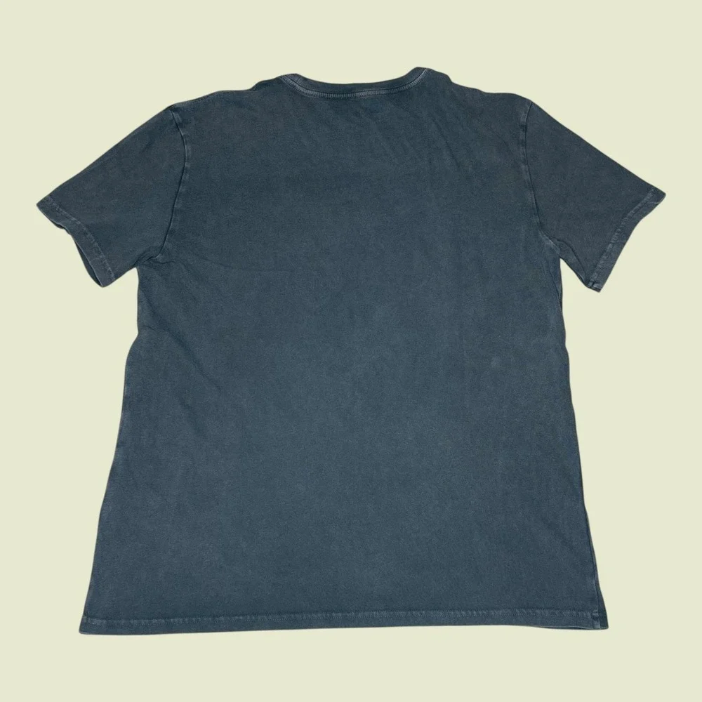 NEW Lucky Brand Coca-Cola Santa Claus Christmas Charcoal Graphic T-Shirt Mens‎ L